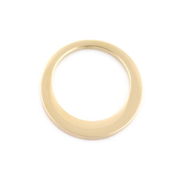 Offset Washer - MED (25mm) 18ct GOLD Plated - Stainless Steel