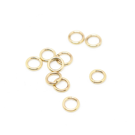316-JRT9G Jump Ring Thick 9mm Gold