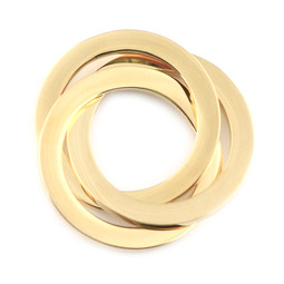 Connecting Rings - 18ct GOLD Plated - Stainless Steel