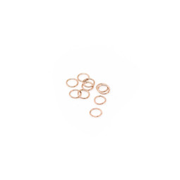 Jump Ring Fine 5mm 18ct - ROSE Plated - Stainless Steel - 10pk
