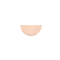 Petite Semi Circle 15mm - 18ct ROSE Plated - Stainless Steel