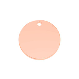 Premium Disc - SML (20mm) 18ct ROSE Plated - Stainless Steel