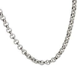 Rolo Chain - 51cm / 20" -  Polished Stainless Steel