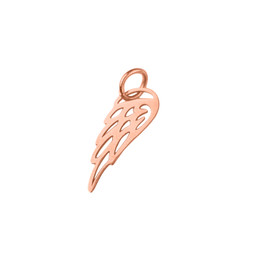 Miniature Angel Wings - Rose Gold Plated Stainless Steel