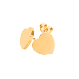 Heart Earring Pair - GOLD Plated- Stainless Steel