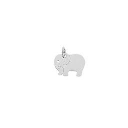 Miniature Elephant SILVER Stainless Steel