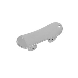 Skateboard - LARGE SILVER - Stainless Steel