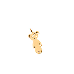 Miniature Girl Charm - GOLD Plated- Stainless Steel