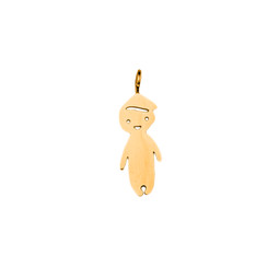 Miniature Boy Charm - GOLD Plated- Stainless Steel