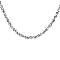 Rope Chain - 46cm / 18" -  Polished Stainless Steel