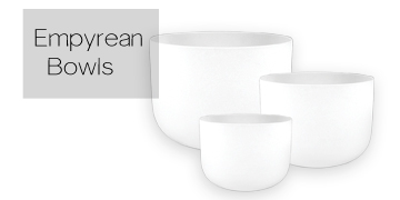 Crystal Clear Handle Singing Bowls Crystal Clear Handle Singing Bowls