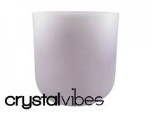 6" Opaque Lepidolite Fusion Crystal Singing Bowl 