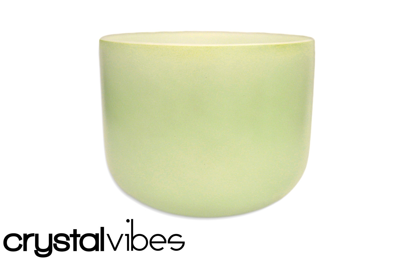 11" Empyrean Prehnite Fusion Crystal Singing Bowl (ca0011prehnite)