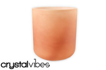 6" Opaque Sunstone Fusion Crystal Singing Bowl 