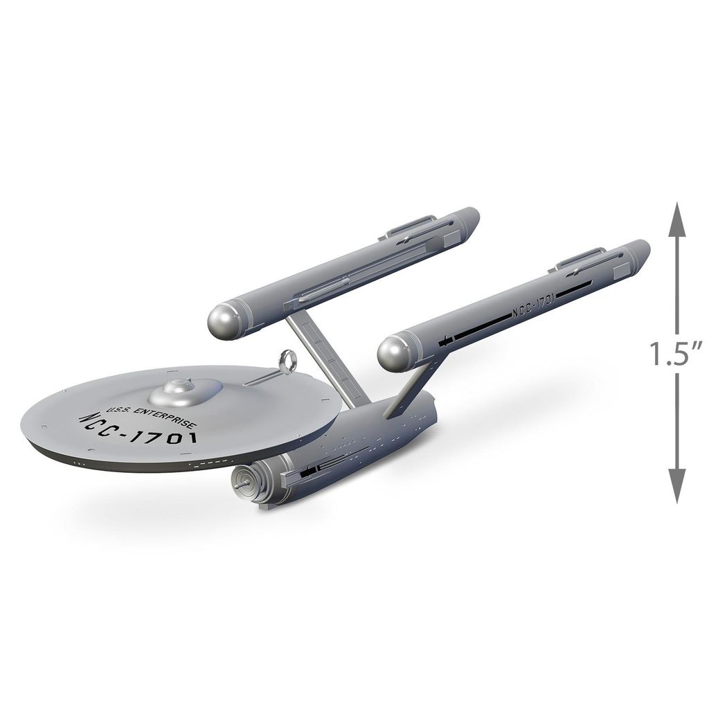 Star Trek™ U.S.S. Enterprise™ Metal Hallmark Ornament NCC 1701