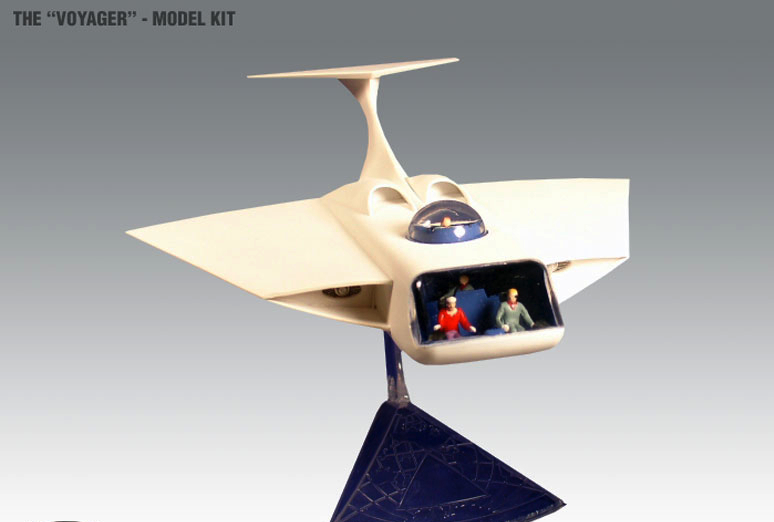 Voyager Model Kit by Moebius Models FabGear USA Classic SciFi Toys