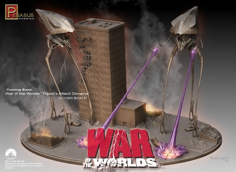 2005 Tripod's Attack Model Kit War of the Worlds 