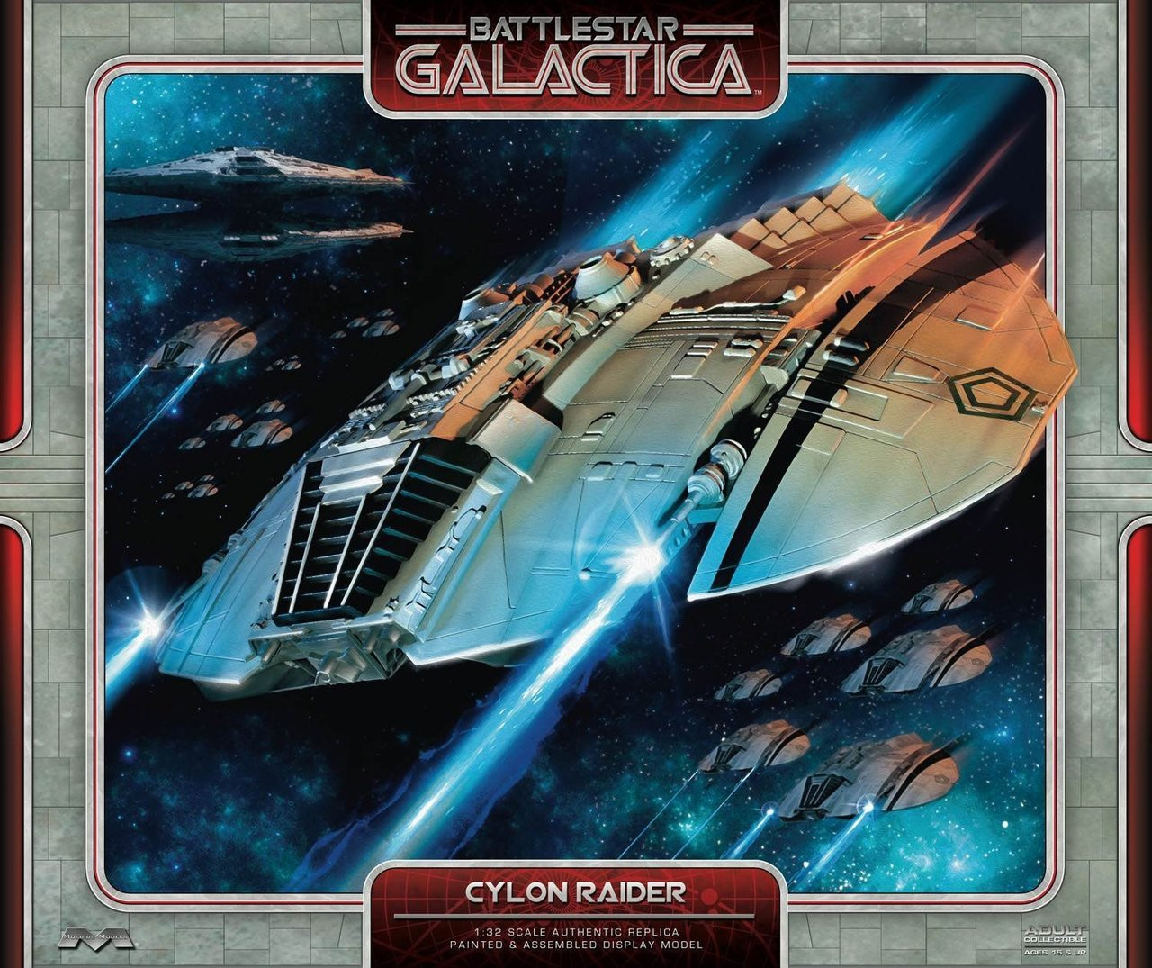 Battlestar Galactica 1978 Cylon Raider Model Display Stand 12BTS08