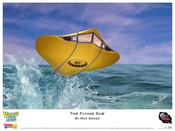 The Flying Sub - Print art by Ron Gross