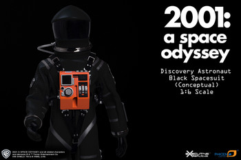 2001: A SPACE OYSSEY BLACK CONCEPTUAL DISCOVERY ASTRONAUT 1/6TH SCALE SPACE SUIT