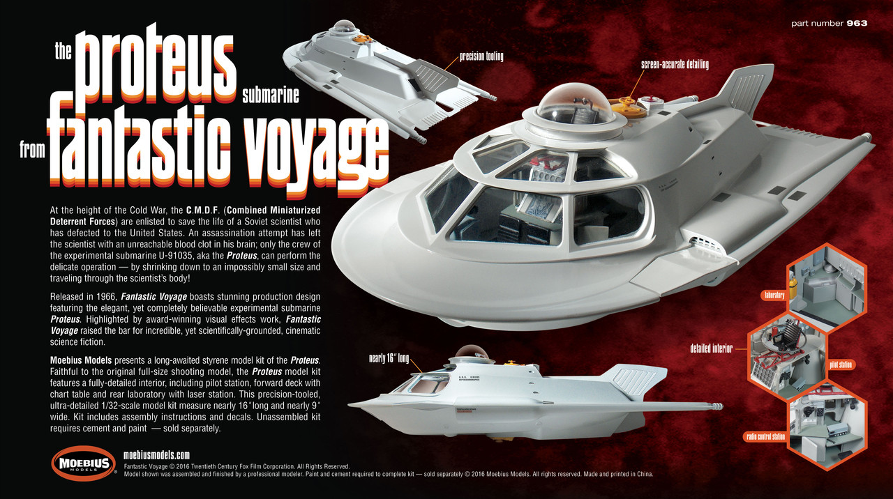 Fantastic Voyage Proteus 3D Printed 5 Swimming Figure Crew Set 1/32 1/35 scale 