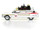 Johnny Lightning JLSS004 1959 Cadillac Ghostbusters Ecto-1A from Ghostbusters 1 Movie 1/64 Diecast Model Car