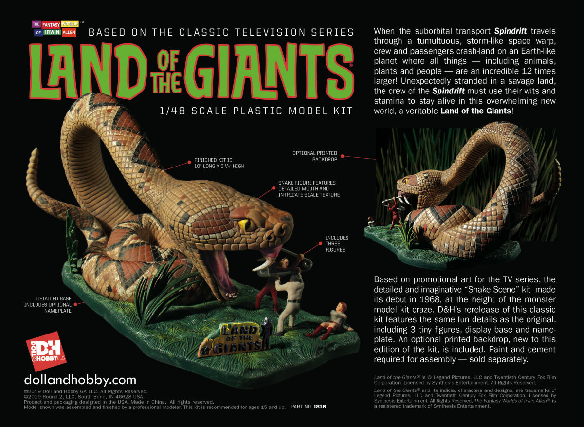 Land of the Giants Nameplate 