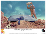 Lost In Space - "Trespass at Your Own Risk" Print - Ron Gross