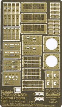 Classic 1960/70/80s Control Consoles, Set 1, 1:24/1:25