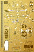 Millennium Falcon Cockpit Photoetch for DeAgostini Subscription Kit 