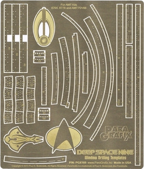 Deep Space 9 Window Drilling Templates