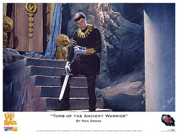 Lost In Space "Tomb of the Ancient Warrior” Art By Ron Gross - Print