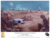 Lost In Space - Marooned on the Lost Planet - Art By Ron Gross - Print