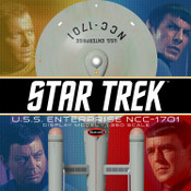 Star Trek TOS U.S.S. 1701 Enterprise Prebuilt Display - 3 feet long