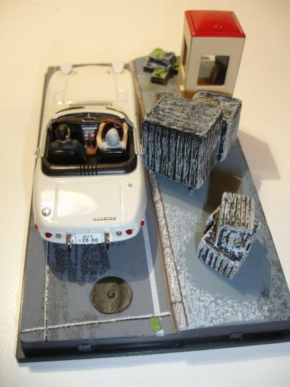 YONEZAWA TOYS (Japon) N°011 Toyota Celica 2000 GT-R Diapet Blanc sans boite 1/40