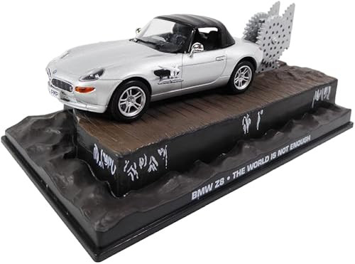 Miniature Bmw Z8 1/43 SpecialC Grise James Bond 007 La Welt Ist Nicht Genug Sans Figurine
