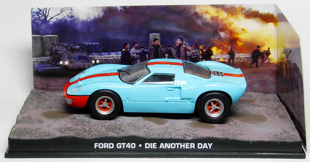 James Bond – Ford GT40 – Meurs Un Autre Jour – Échelle 1/43 – Voiture Miniature En Métal