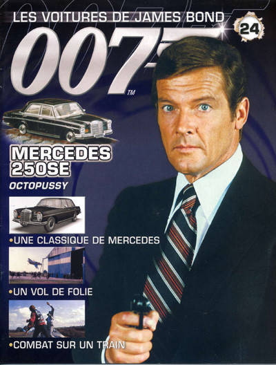 BENZ 250SE from OCTOPUSSY James Bond 007 New & Boxed. Die Cast MERCEDES 