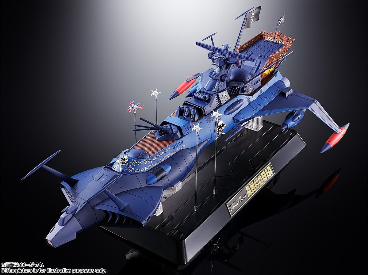 Captain SOUL OF CHOGOKIN GX-93 Space Pirate Battleship Arcadia