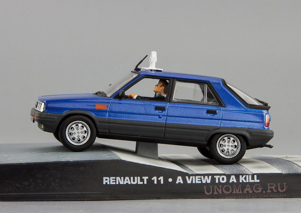 JAMES BOND Renault 11 Taxi A view To A Kill in half New sealed Pack 1:43 scale 