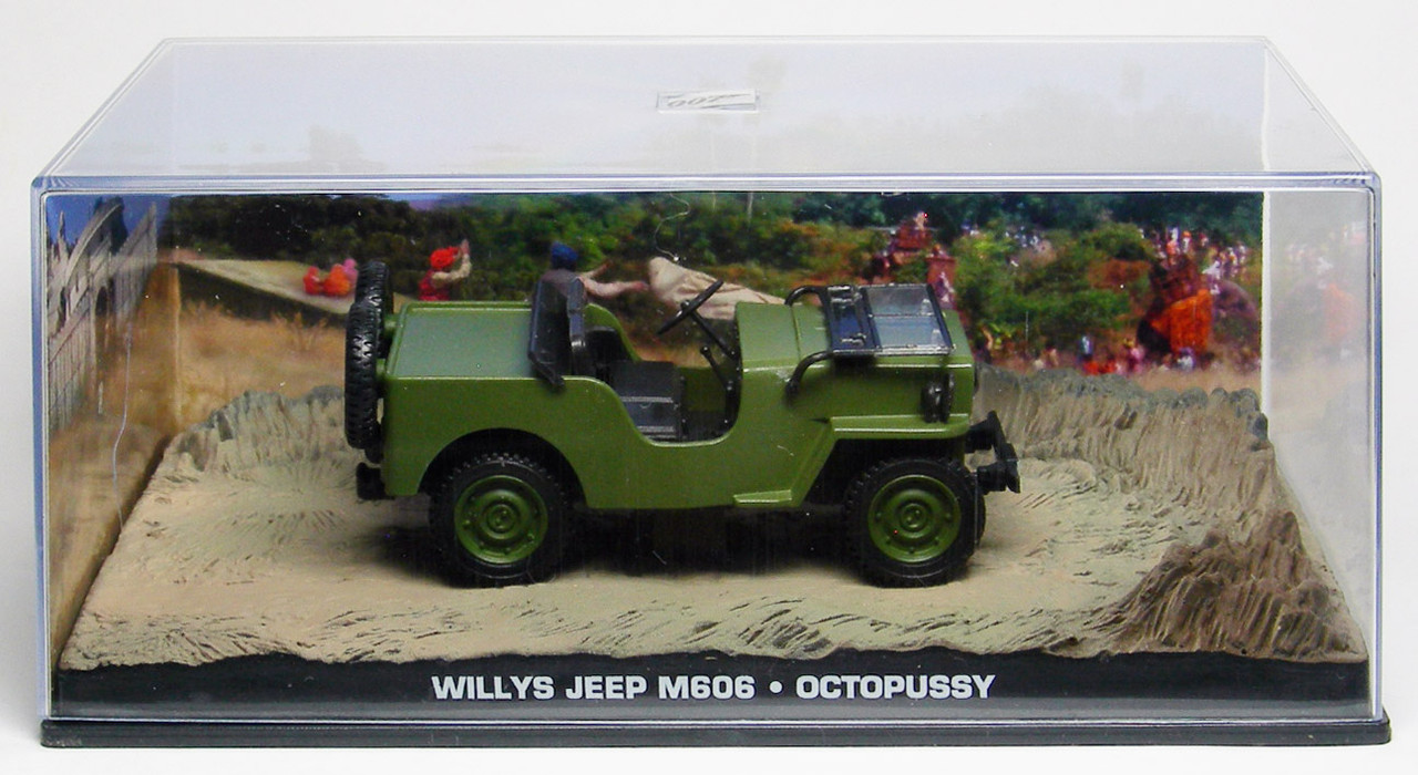 1/43 JAMES BOND 007 CAR COLLECTION WILLYS JEEP M606 OCTOPUSSY #46 