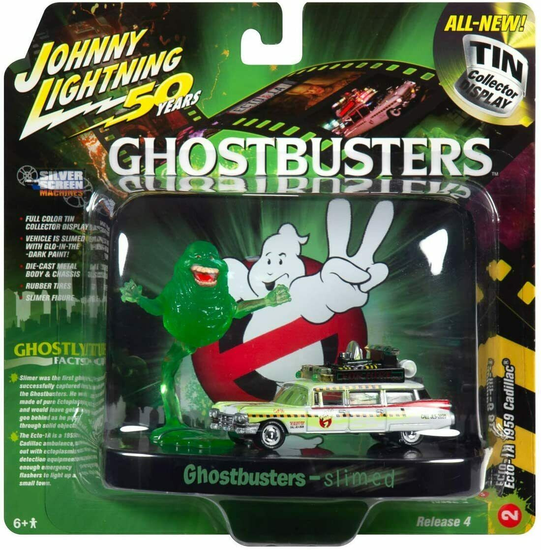 Johnny Lightning 1:64 1959 CADILLAC Ghostbusters Ecto-1A 