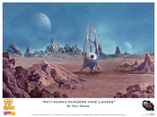 Lost In Space - Anti-Human Invaders Have Landed - Print