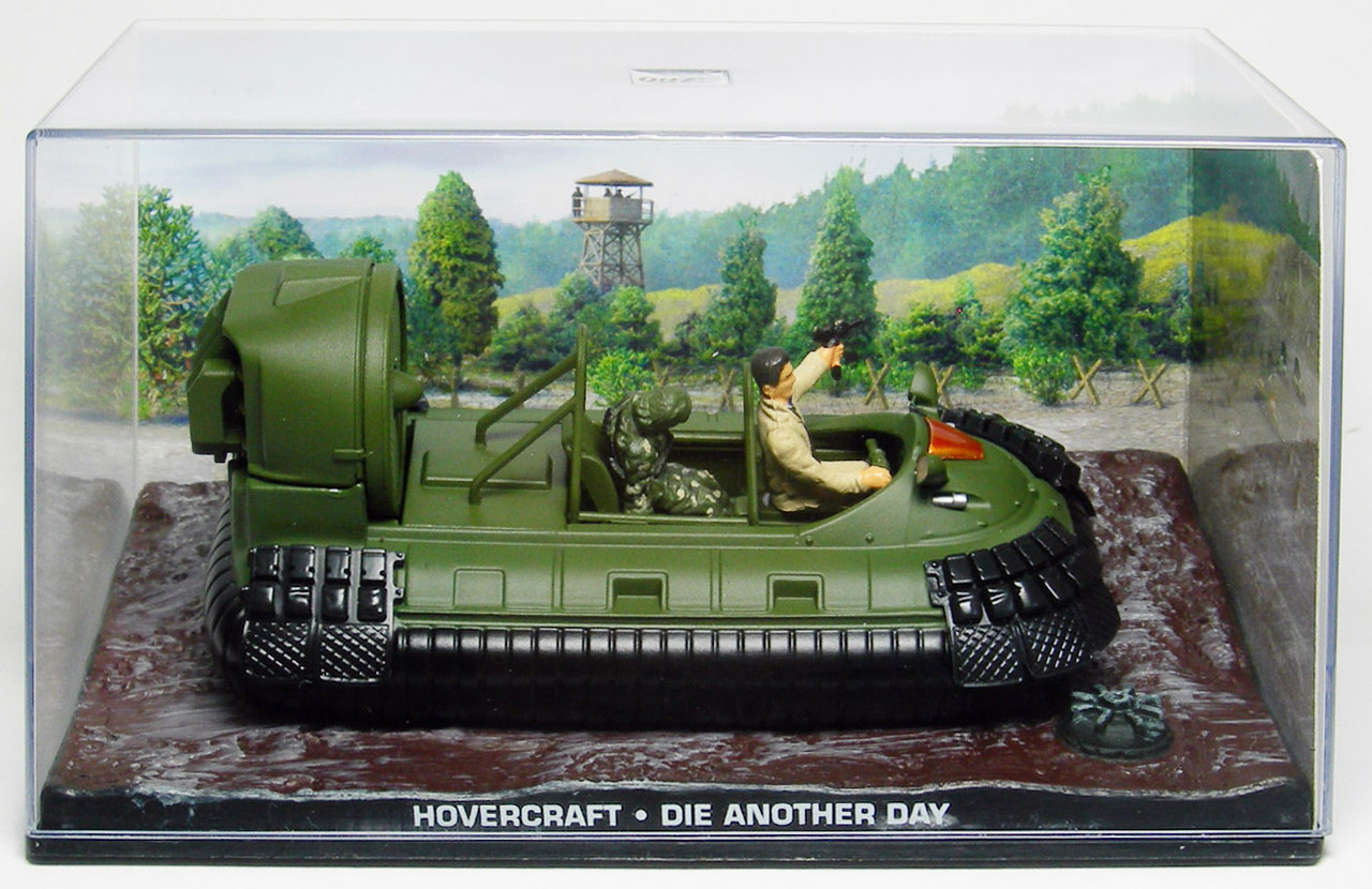 JAMES BOND HOVERCRAFT DIE ANOTHER DAY 1/43RD SCALE PACKAGED ISSUE BXD K8967Q~#~ 