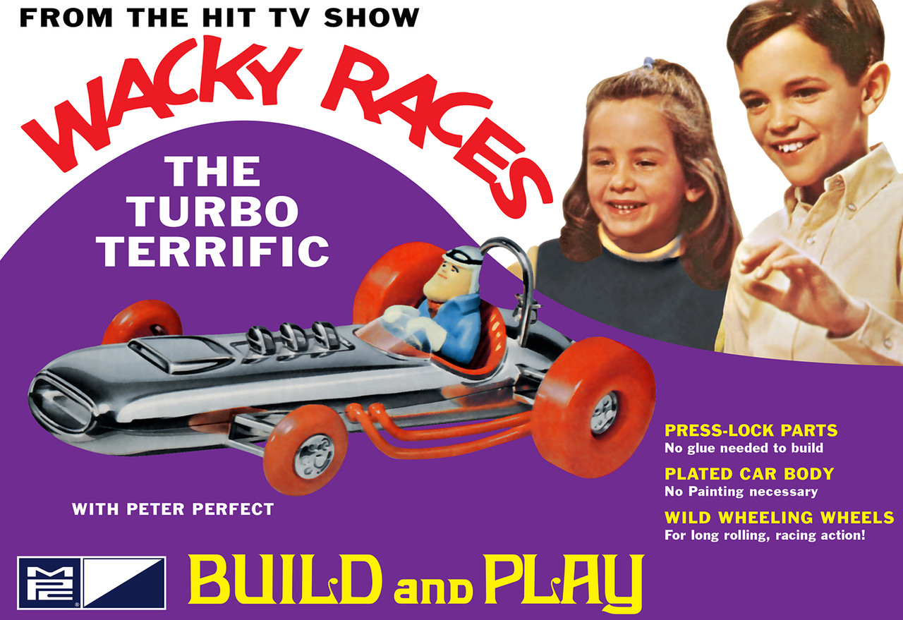 Wacky Races - Turbo Terrific 1:32 from MPC/Round 2 (MPC937)