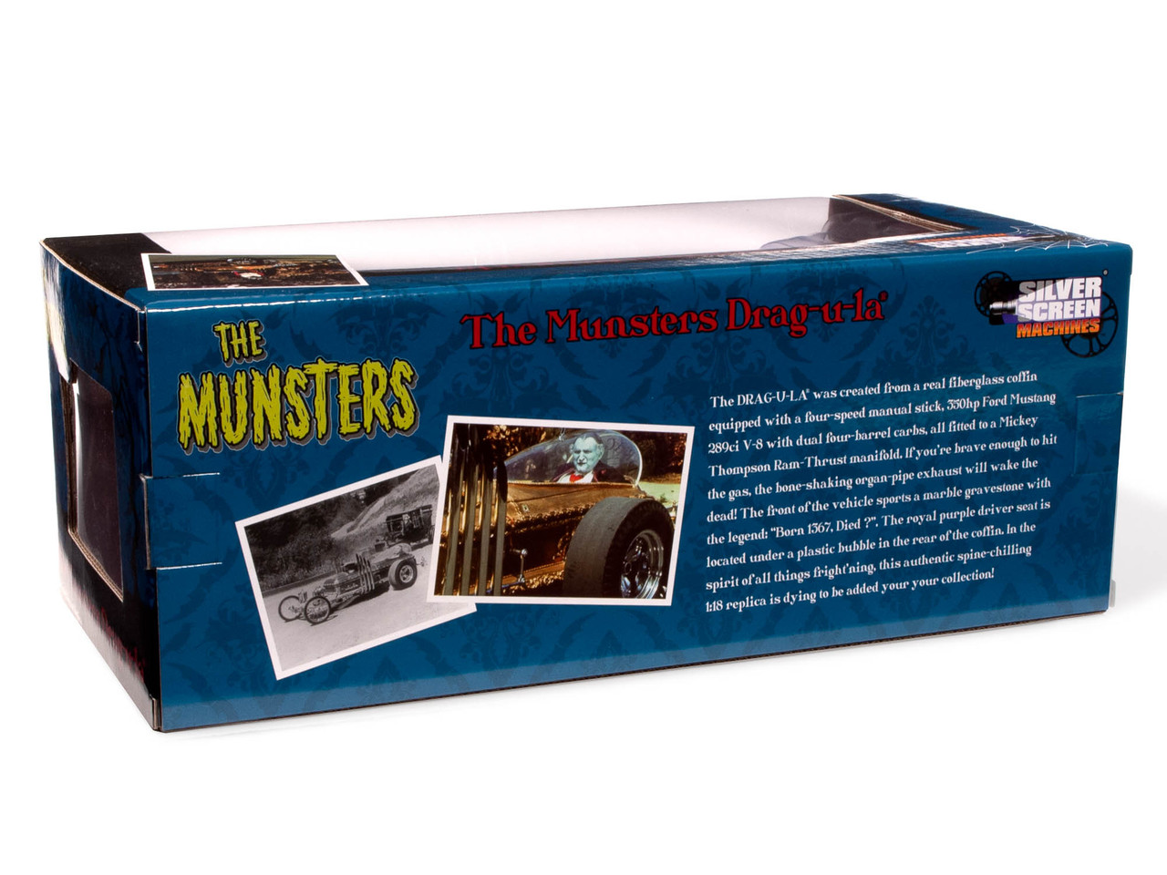 The Munsters DRAGULA 1:18 SCALE DIECAST (AWSS137)