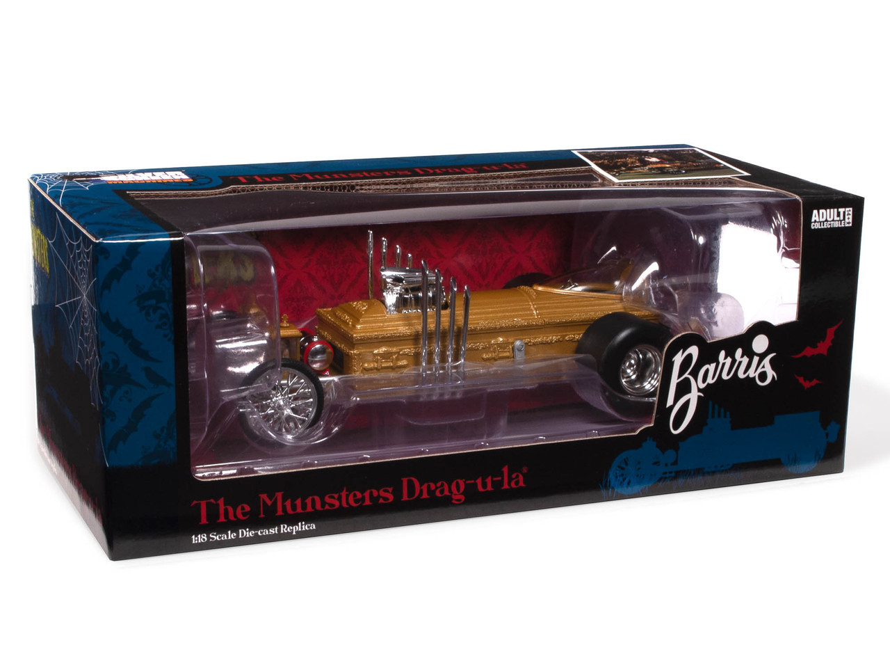 The Munsters DRAGULA 1:18 SCALE DIECAST (AWSS137)