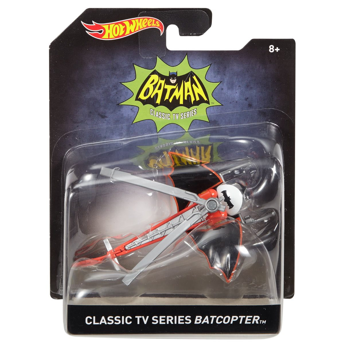 その他 2017 Batman Classic TV SERIES Batcopter Batman 1:50 Scale Vehicle 1966 Batcopter - Hot Wheels