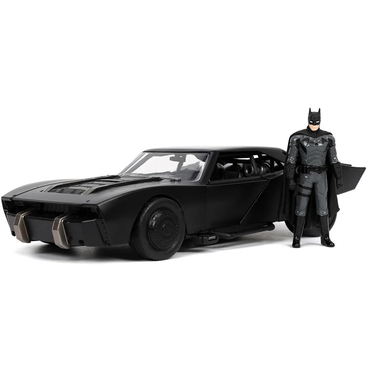 2022 The Batman Batmobile & Batman Figure 1:24 Scale Diecast 