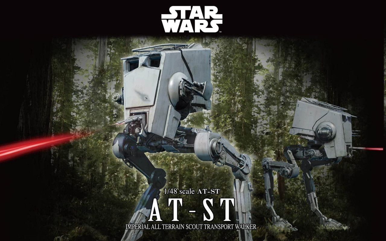 Star Wars - AT-ST Bandai Star Wars 1/48 Plastic Model (2378866)